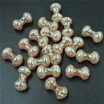 5 vnt. Kūrybiški AB spalvos sprogimo krištoliniai hanteliai laisvi karoliukai DIY papuošalų medžiagos rankų darbo aksesuarai auskarų gamyba about 23*13mm  5pcs kava