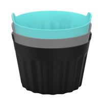 Wide Range Of Uses Air Fryer Egg Muold Air Fryer Egg Poacher 3pcs black