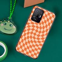 Checkerboard Pattern Mustard Yellow Case For POCO F5 X5 X3 Pro X4 F4 GT F3 M5s C40 Cover For Xiaomi 13 12 Lite 11T 12T Pro 12X POCO F4