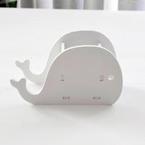 Creative Elephant Whale Pen Pencil Pot Holder Brush Storage Container Desk Organizer Stationery Pen Holder Office Supplies white