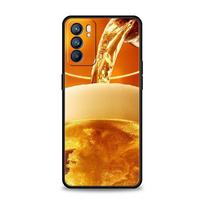 Alcohol Summer Bubble Case For Oppo Find X6 Pro X5 A54 A53 A52 A9 2020 A15 A95 A17 A16 A76 A74 A57 Reno7 Reno6 Pro Plus 5G Cover Reno6 Pro 5G black