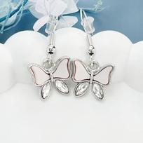 SIMJOO Colorful Butterfly Earrings for Women with Superior Sense of Simple Temperament Earrings balta