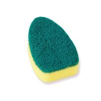 Charm Dish Scrapers  Brushes cleaning brush sponge cleaning products Dishwashing brush cleaning brush household goods Brush Kitchen supplies head blue