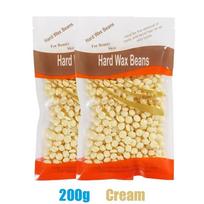 200g Waxing Wax Beans for Hair Removal Full Body Hot Film Hard Depilatory Wax Beads for Wax Heater Machine brown