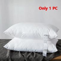 Pagalvės miegui Baltos ortopedinės su nemokamu pristatymu Groggery medicininis galvos atrama pluošto miegamojo pagalvė kaklui 22cm high 48x74cm white