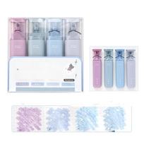 4Pcs/box Ins Clear Aesthetic Shiny Cameo Shell Glitter Highlighter Girl Scrapbook Paint Marker Stationery Kawaii School Supplies
