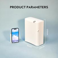 Išmanusis WIFI eterinių aliejų difuzorius Namų oro drėkintuvas Viešbučio Bluetooth aromaterapijos aparatas 190*99*250mm white