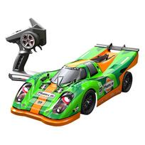 Nuotolinio valdymo pultas Drift Car Nuotolinio valdymo automobilis 1/16 2.4GHz 45km/h Viso masto 4WD nuotolinio valdymo lenktynės 1 battery žalia