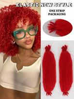16 colių Kinky Twist Marley pinti nerti plaukai Sintetiniai iš anksto atskirti elastingi Afro Twist plaukai Butterfly Locs kasoms 16inch