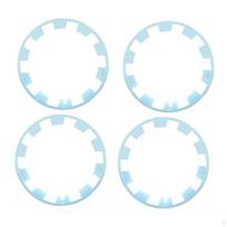 4 Pieces Wheel Rim Protector 20 Inches Waterproof Vehicle Accessories Tire Protective Cover mėlyna