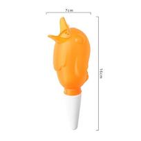 1vnt Savaime laistomas automatinis laistymo smaigalys Cute Birds vidaus laistymo įrenginys Dripper Augalų gėlių laistymas kelionėms namuose oranžinė
