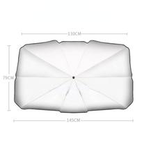 Automobilio skėtis nuo saulės Priekinis skėtis nuo saulės, Apsauga nuo saulės Šilumos izoliacija, Ištraukiamas ir sulankstomas Universalus modelis visoms serijoms