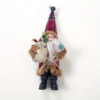 1Pc Santa Claus Standing Posture Christmas Tree Pendants Figurines Christmas Party New Year DIY Decoration gelsvai ruda