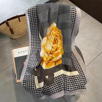 1vnt., 180*90 cm, šiltai Naujas Elegantiškas Prabangus Šilko Šalikas Dekoratyvinis Šalikas Apsauga nuo saulės su Moteriška mada 90*180cm
