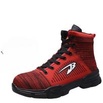 Anti-smashing and Anti-piercing Labor Insurance Shoes Men's Sports Shoes Steel Baotou Protective Work Shoes 37