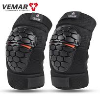 VEMAR E-08 Knee Pads Bike Brace Anti-fall Leg Protection Riding M juoda