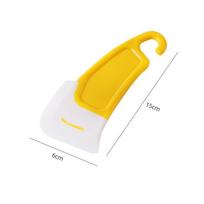 Aukštatemperatūrinis silikoninis grandiklis kepimo prietaisai nelipnus keptuvas virtuvinis dubuo grandiklis puodams plauti valymo įrankis nuo aliejaus dėmių 2 vnt. priedai Yellow--2Pcs