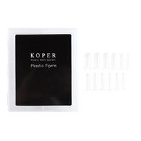 120pcs Poly Nail-Gel Dual Forms Nail Builder Extension Gel Nail Mold Clear Full Cover Coffin False Nail Tips Dual Forms 15 white