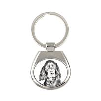 Gordon setter - keychain with a dog, keychain with a print, personalized pendant from the Art-Dog brand sidabras