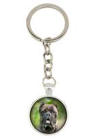 Cane Corso, Italian Cane Corso - keychain with your photo, key decoration, bag pendant from Art-Dog brand sidabras