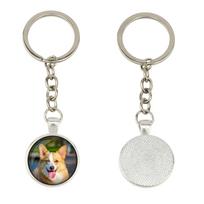 Cardigan Welsh Corgi - keychain in a box, own photo, keychain pendant from Art-Dog brand sidabras