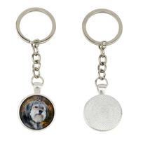 Polish Lowland Sheepdog, PON, Valee Sheepdog - keychain in a box, own photo, keychain pendant from Art-Dog brand sidabras