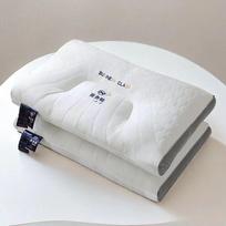 Space Capsule Comfortable Neck Pillow Single Knitted Feather Silk Pillow Ergonomic Single Neck Pillow 48 * 74 Space Capsule 1100g white