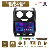 Android Carplay Car Radio For Renault Duster 2015-2020 Multimedia Player Head Unit Stereo GPS Navigation BT WIFI 4+64GB 2+32GB blue