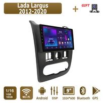 Android Car Radio For Lada Largus 2012-2020 Multimedia Player Head Unit Stereo GPS Navigation BT WIFI 1+16GB 1+16GB white