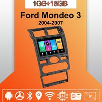 Android Carplay automobilio radijas, skirtas Ford Mondeo 3 2004-2007 daugialypės terpės grotuvo galvos blokas stereo GPS navigacija BT WIFI 2+32GB 1+16GB,A black