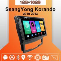 Android Carplay Automobilio Radijas SsangYong Korando 2010-2013 Multimedia Grotuvas Galvos Vienetas Stereo GPS Navigacija BT WIFI 2+32GB 1+16GB orange