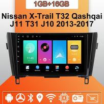 Android Carplay automobilinis radijas, skirtas Nissan X-Trail T32 Qashqai 2013-2017 Multimedijos grotuvo galvos blokas Stereo GPS navigacija BT WIFI 2+32GB 1+16GB