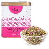 The Indian Chai - Arbata švariai odai 100g su rože, ramunėle, levanda, šalaviju odos švytėjimui, natūralus grožio stipriklis žolelių arbata pink