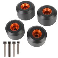 Motociklo priekinės galinės šakės rato rėmo slankiklis 4 vnt DUKE 390 (13-15) DUKE 125/200 RC 390 2014-2015 RC 125/200 Apsaugos nuo susidūrimo trinkelės