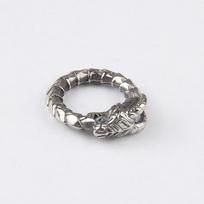 Ring Men's,Norse Viking Dragon Mythical  Rings , Personality Punk Stainless Steel Keepsake Gothic Vintage Jewelry 13 gray