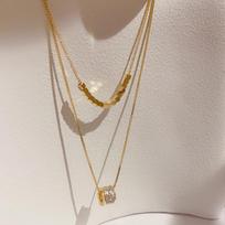 Autumn and Winter New Style Fashionable Personality Double Layered Stacked Small Waist Necklace Women's Light Luxury Premium Sweater Chain 40cm gray