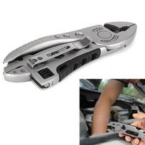 Multi-tool Knife Gear EDC Tool Set Adjustable Wrench Jaw Screwdriver Pliers Tool WBL gray