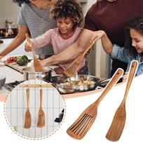 2-Piece Natural Komu Cooking Utensils Set,kitchen Utensils Set , Wooden Cooking Utensils,wooden Spoons For Cooking,Comfort Grip Cooking Spoon Rice ruda