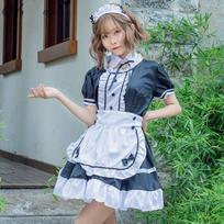 Crossdressing Helovino kostiumai vyrams Moterims Didelio dydžio Sissy Maid Uniform Anime Cosplay Sweet XXXXXL juoda