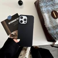 iPhone 15 Pro Max Silicone Case with Large Holes, Frosted Design, Ultra-Thin, Solid Color - Suitable for Men and Women. iPhone 14 Pro Max