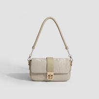 Leather Shoulder Bags for Women Luxury Designer Crossbody Handbags and Wallets Premium Leather Handbags (20cm<Max Length<30cm) beige