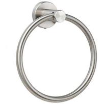 Nerūdijančio plieno rankšluosčių žiedas Modernus, minimalistinis, tvirtas metalinis apvalus rankšluostis, dušas, rankšluosčių laikiklis, stovas vonios reikmenys sidabras