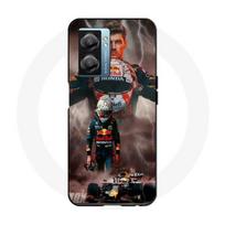 Coque Maniacase pour Oppo A77 5G verstappen éclair Formule 1 Casque F1