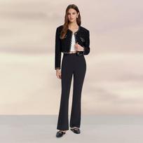 Women Fashion Casual Slim High Waist Flare Pants Elastic Butt Lift Skinny Leggings Solid Sexy Shark Trousers S juoda