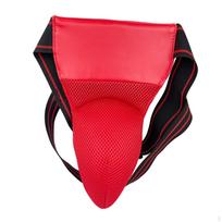 Groin Guard Boxing Protector Lightweight Crotch Jockstrap for Mma Fighting Exercise Red 82 to 130 cm black