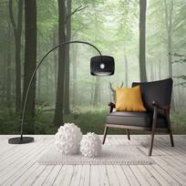 3D freskos tapetai Modernus miško medžių fonas Sienų tapyba Svetainės TV sofos Darbo kambario Namų dekoras Vintažiniai tapetai 200 cm(W) x 140 cm(H) gray