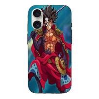 Case for iPhone 16 Plus One Piece Luffy Enters Gear 5 juoda