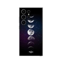 Coque - Maniacase - Samsung Galaxy S24 ULTRA - Lune Phase Nuit Étoile - Souple - Noir