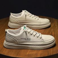 Fashion Outdoor Breathable Sneakers Men's PU Leather Business Casual Shoes for Male 2024 Fashion Loafers Walking Footwear Tenis Feminino 39 smėlis