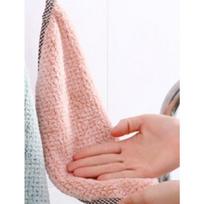 Pineapple Print Double-sided Absorbent Rag Pineapple Check Towel Small Square Non-hair Hanging Hand Towel Kitchen Dish Towel 6pcs